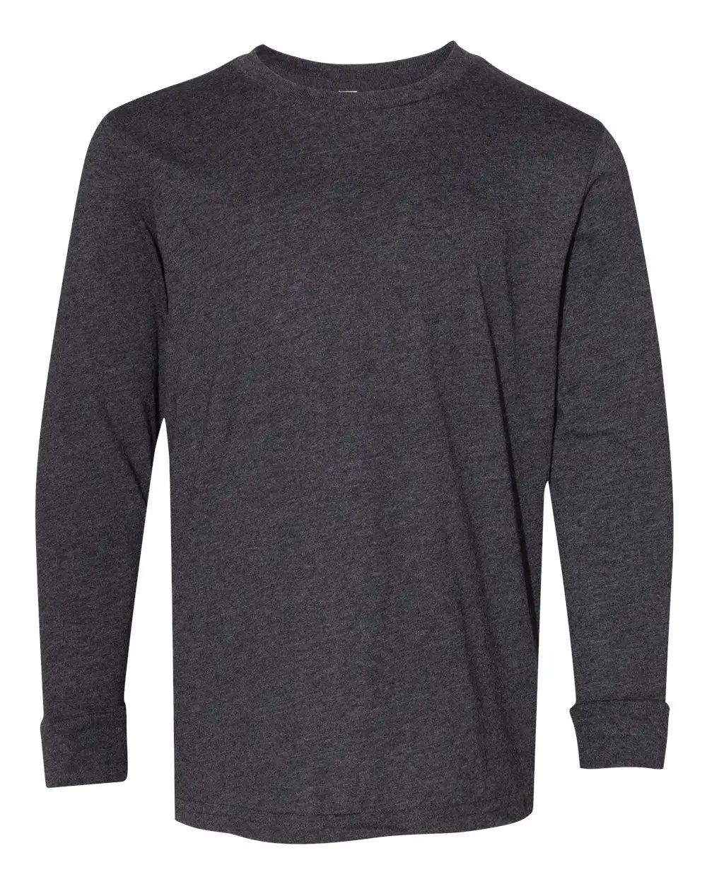 Lat 6201l Youth Fine Jersey Long Sleeve Tee - 6201 - Vintage Smoke