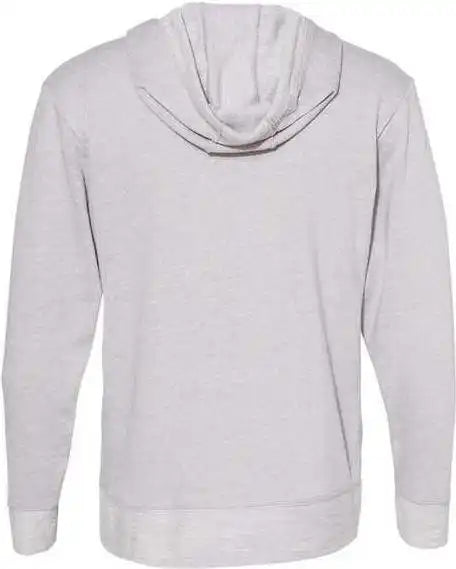 Lat 6779 Harborside Melange French Terry Hooded Pullover - Grey
