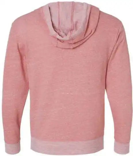 Lat 6779 Harborside Melange French Terry Hooded Pullover - Mauvelous