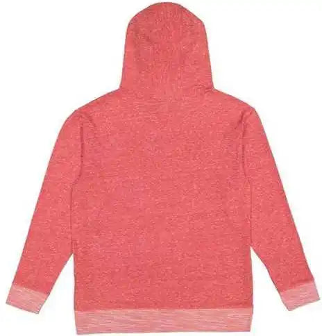 Lat 6779 Harborside Melange French Terry Hooded Pullover - Red