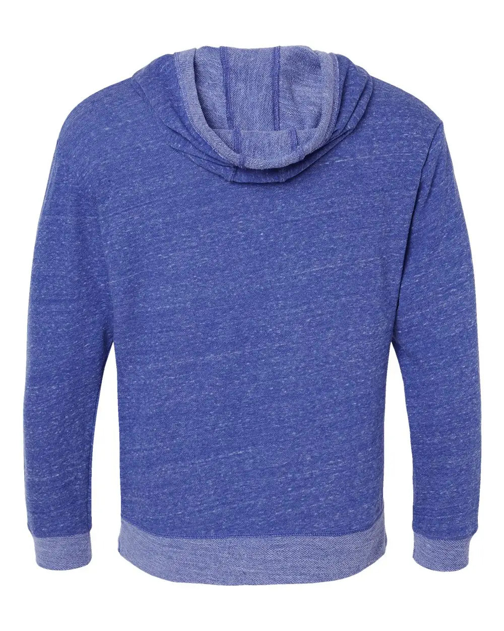 Lat 6779 Harborside Mélange French Terry Hooded Pullover - Royal Melange - s