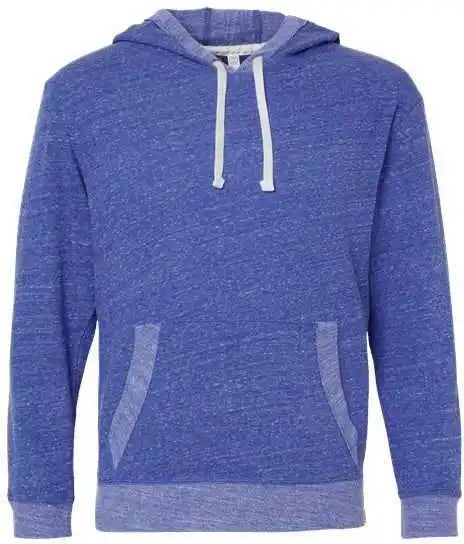 Lat 6779 Harborside Melange French Terry Hooded Pullover - Royal