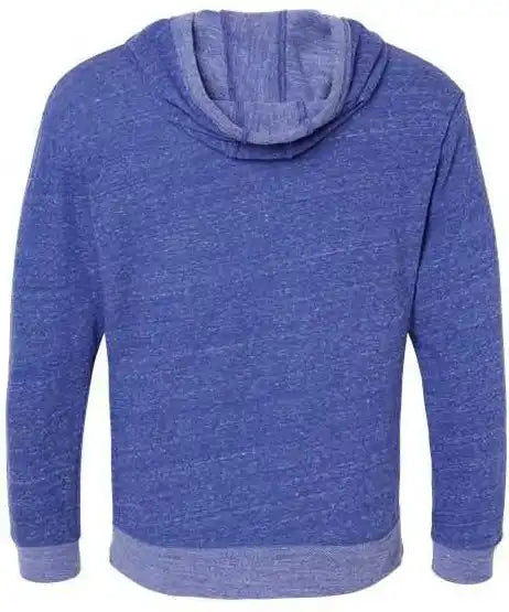 Lat 6779 Harborside Melange French Terry Hooded Pullover - Royal