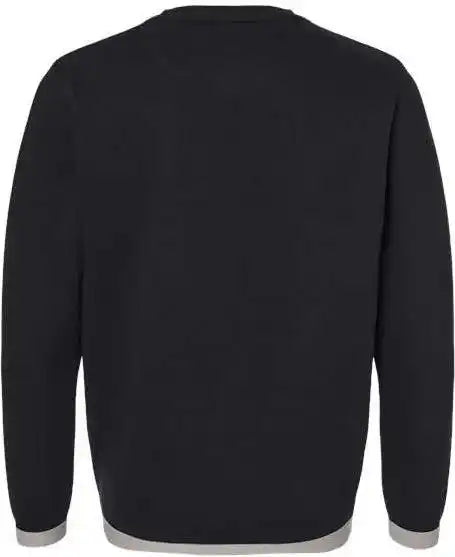 Lat 6789 the Statement Fleece Crewneck Sweatshirt - Black Titanium
