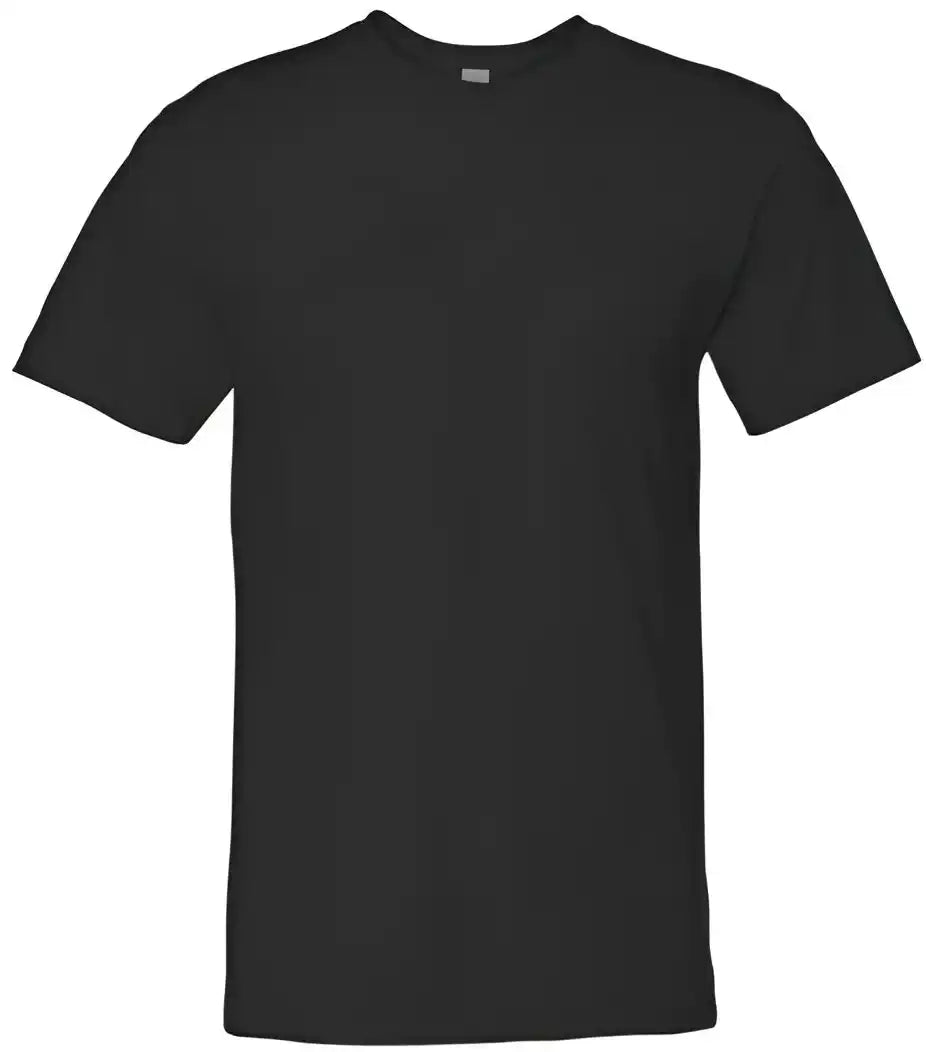 Lat 6901 Fine Jersey Tee - Black