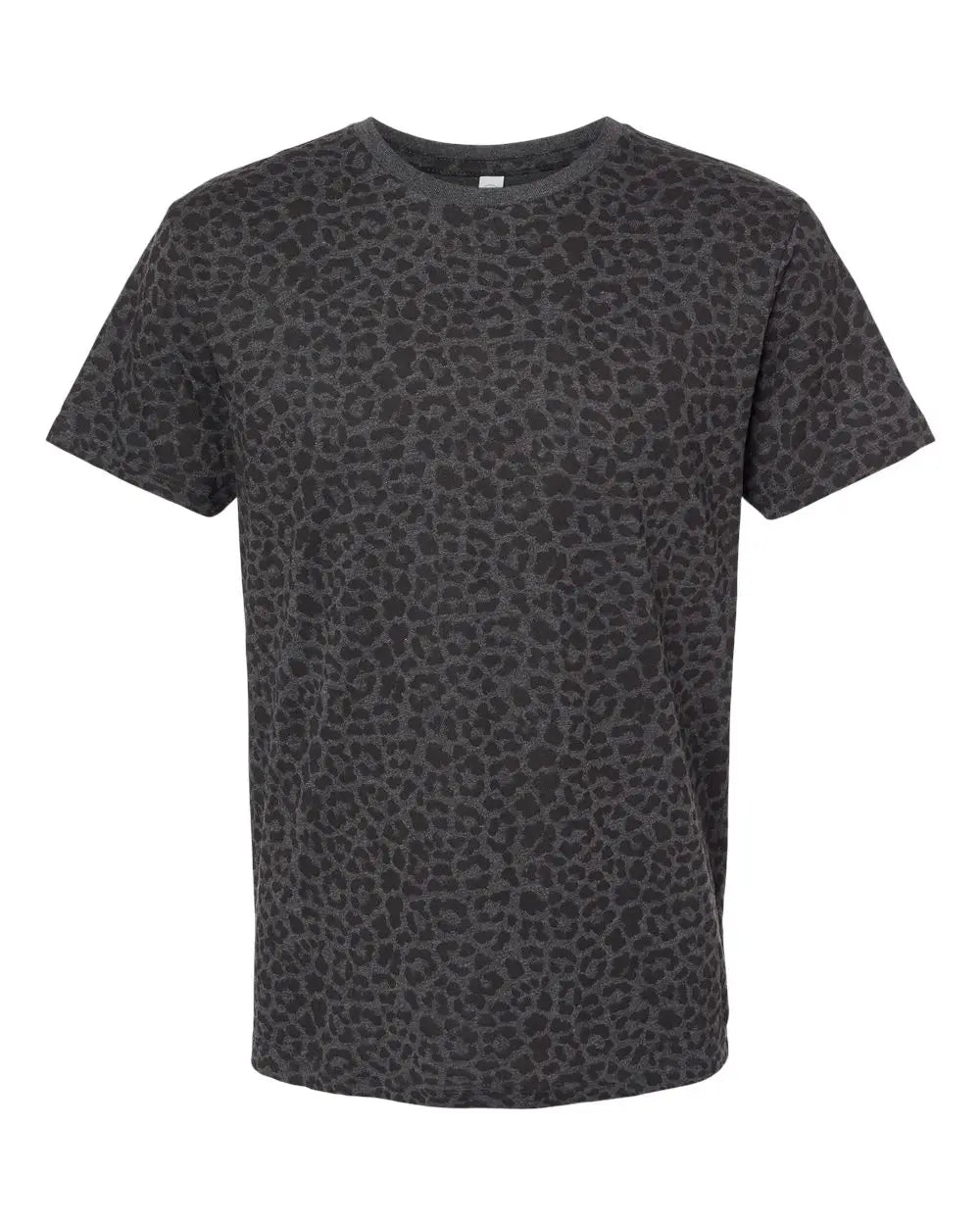 Lat 6901 Fine Jersey Tee - Black Leopard