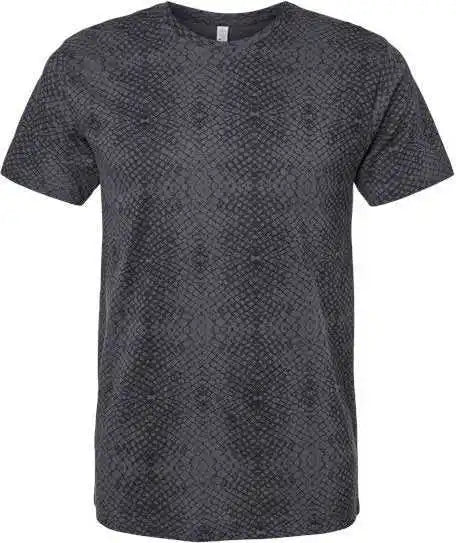 Lat 6901 Fine Jersey Tee - Black Reptile