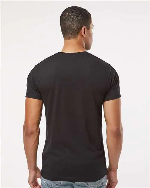 Lat 6901 Fine Jersey Tee - Blended Black
