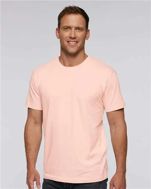 Lat 6901 Fine Jersey Tee - Blush