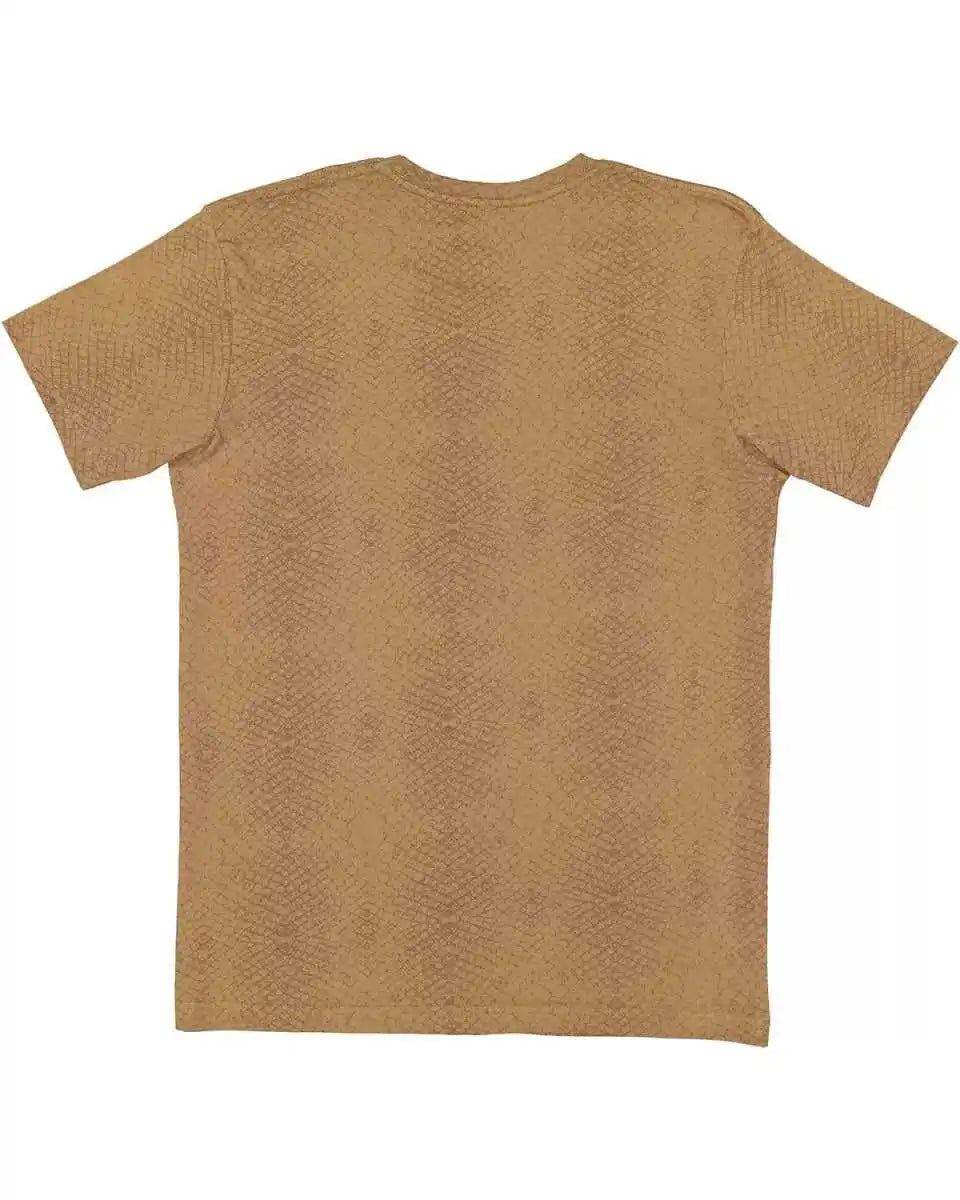 Lat 6901 Fine Jersey Tee - Brown Reptile