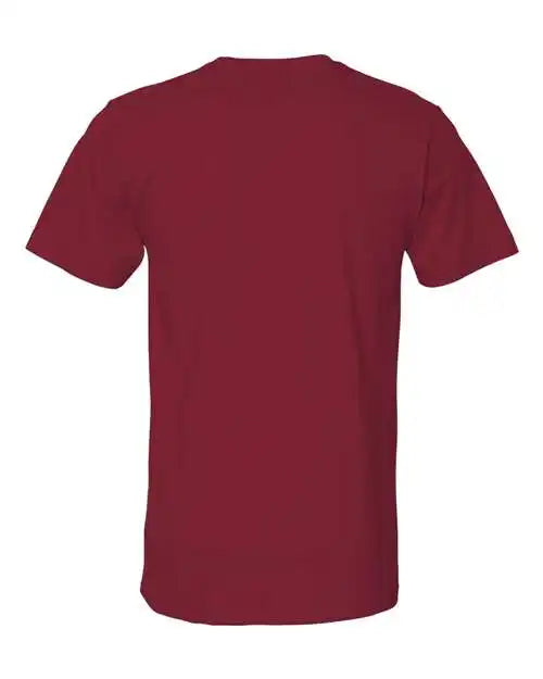 Lat 6901 Fine Jersey Tee - Garnet