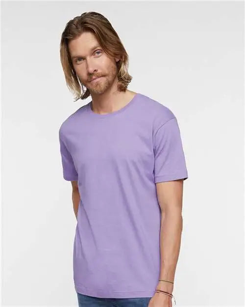 Lat 6901 Fine Jersey Tee - Lavender
