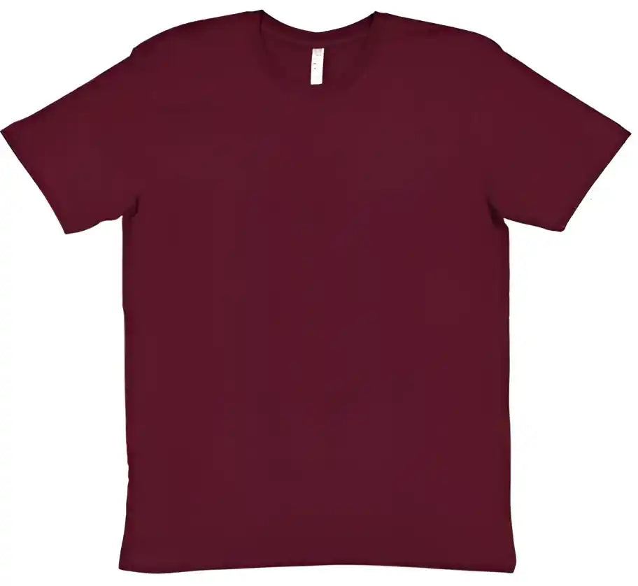 Lat 6901 Fine Jersey Tee - Maroon
