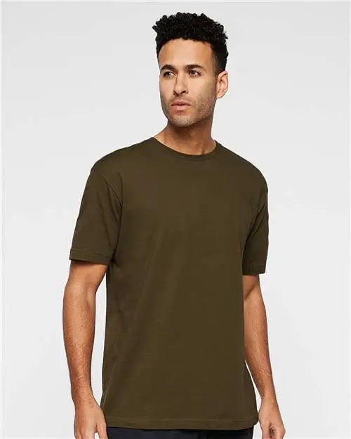 Lat 6901 Fine Jersey Tee - Military Green