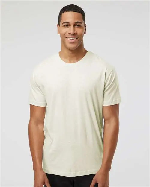 Lat 6901 Fine Jersey Tee - Natural Heather