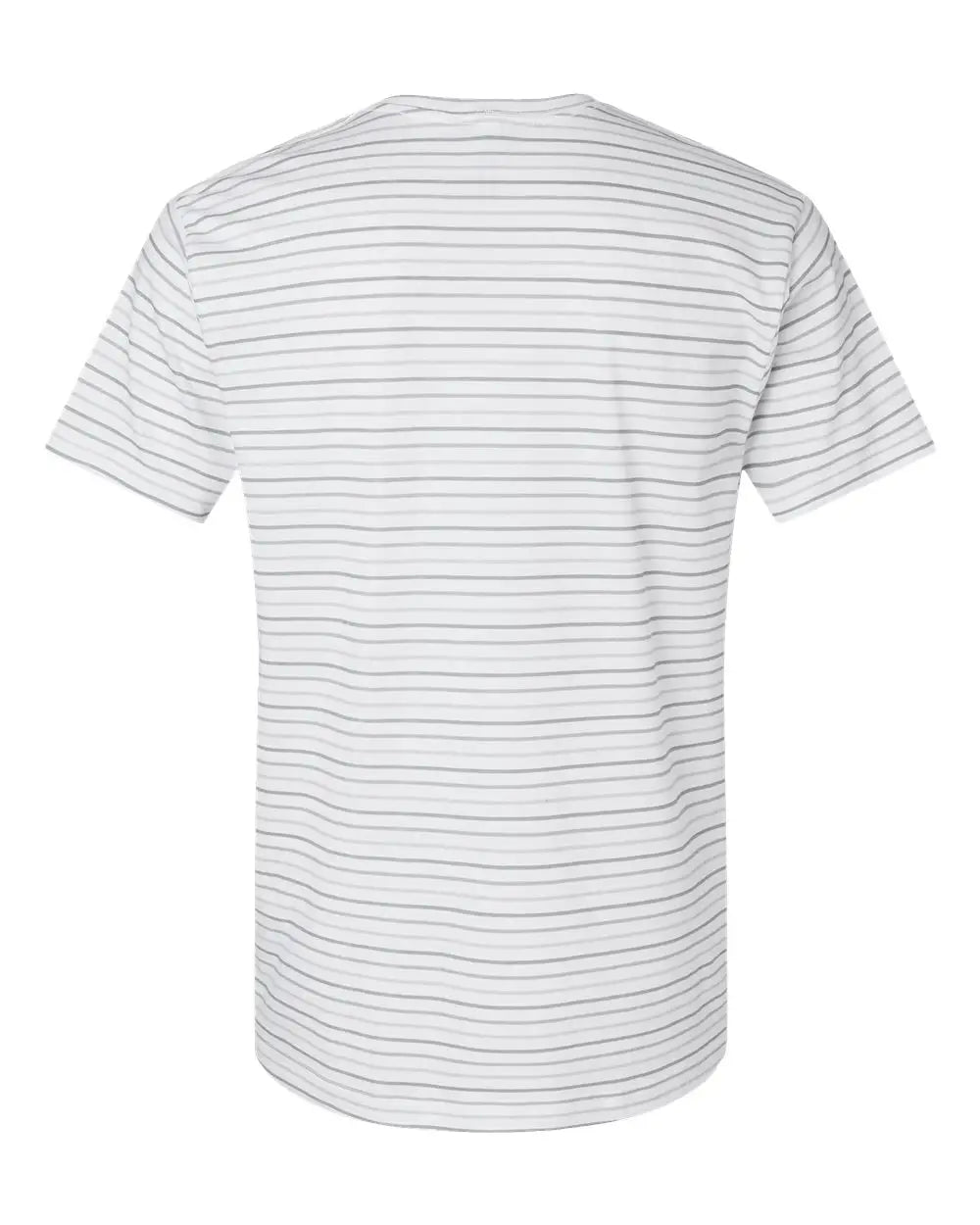 Lat 6901 Fine Jersey Tee - Shadow Stripe - Dark Gray / s