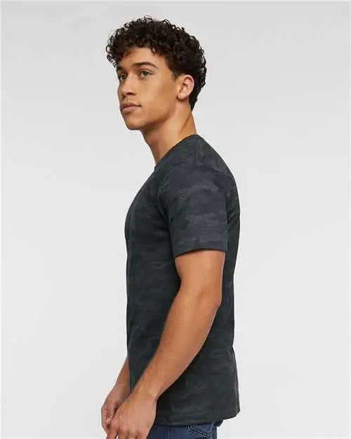 Lat 6901 Fine Jersey Tee - Storm Camo