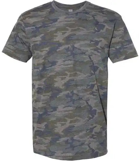 Lat 6901 Fine Jersey Tee Vintage Camo