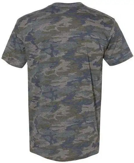 Lat 6901 Fine Jersey Tee Vintage Camo