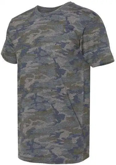 Lat 6901 Fine Jersey Tee Vintage Camo