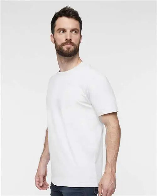Lat 6901 Fine Jersey Tee - White