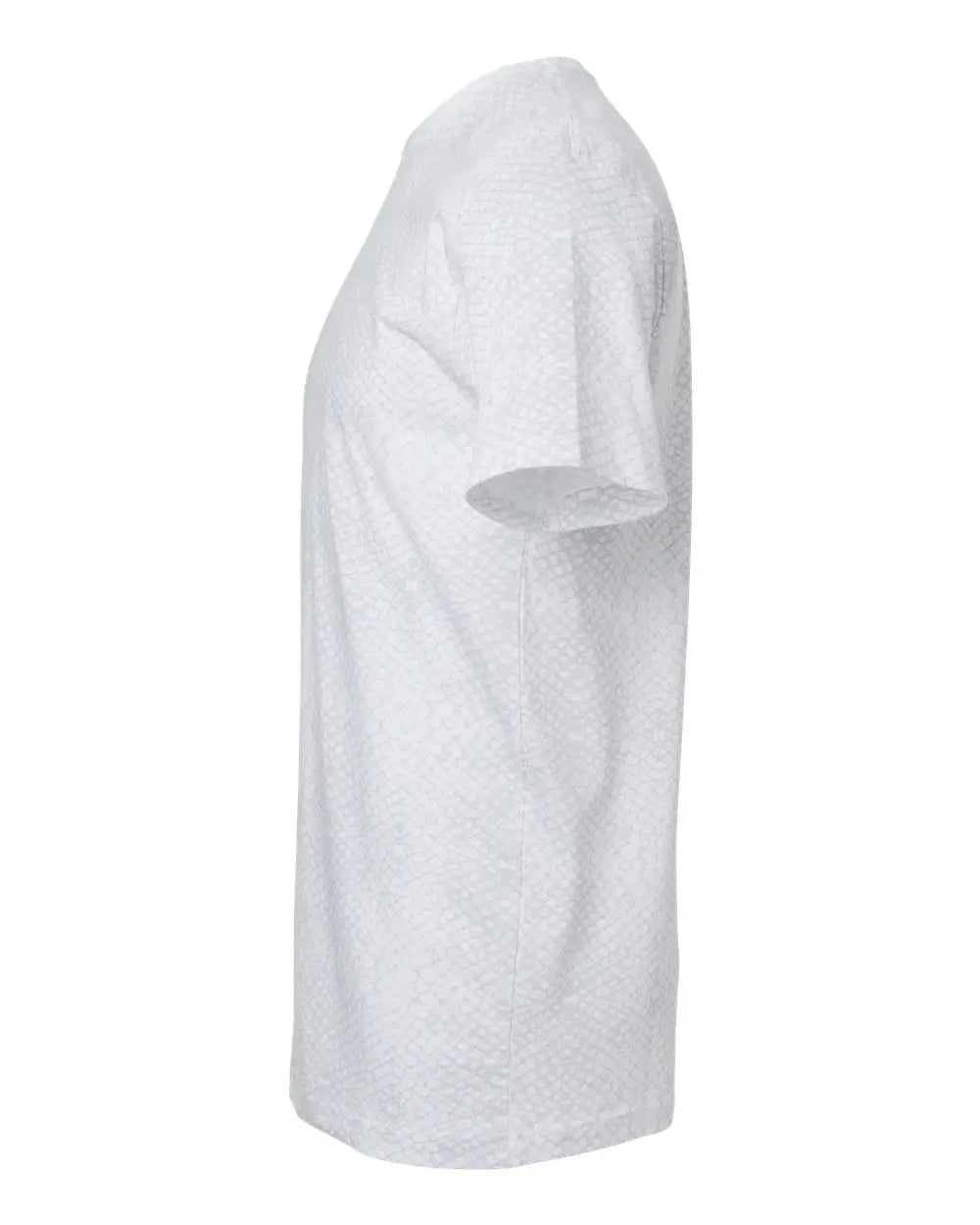 Lat 6901 Fine Jersey Tee - White Reptile