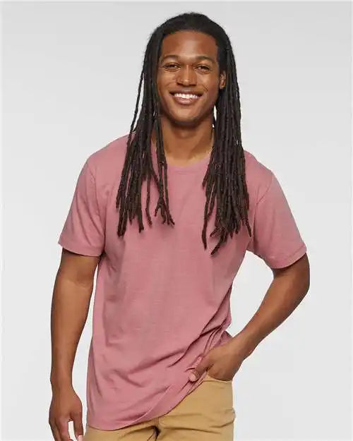 Lat 6902 Vintage Wash Tee - Washed Mauvelous