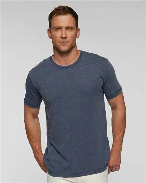 Lat 6902 Vintage Wash Tee - Washed Navy
