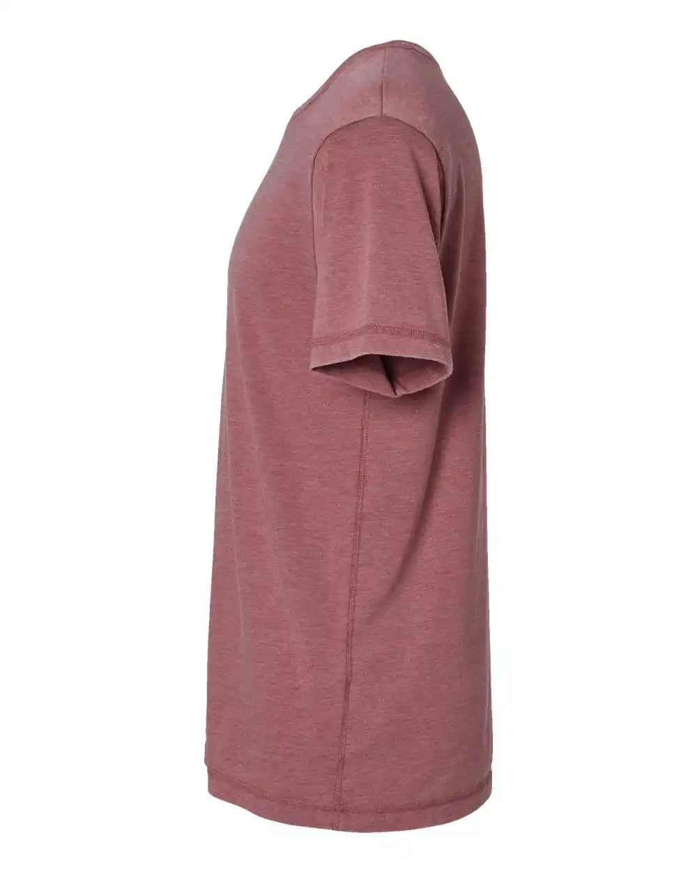 Lat 6902 Vintage Wash Tee - Washed Rouge