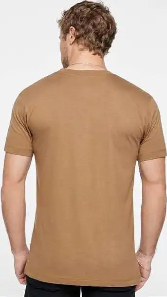 Lat 6904 Bamboo Tee Coyote Brown