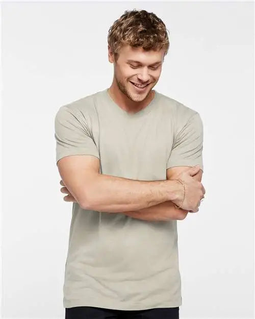 Lat 6904 Bamboo Tee - Hazel - Brown / s