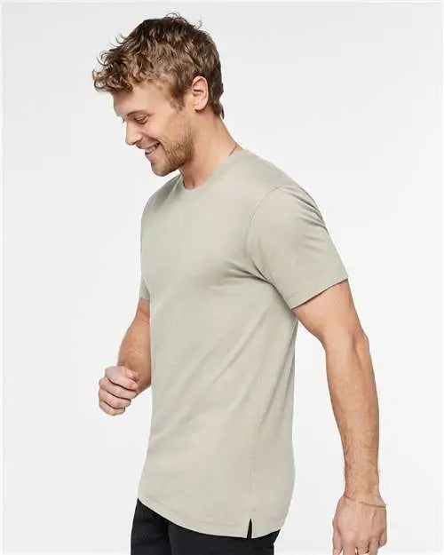 Lat 6904 Bamboo Tee - Hazel