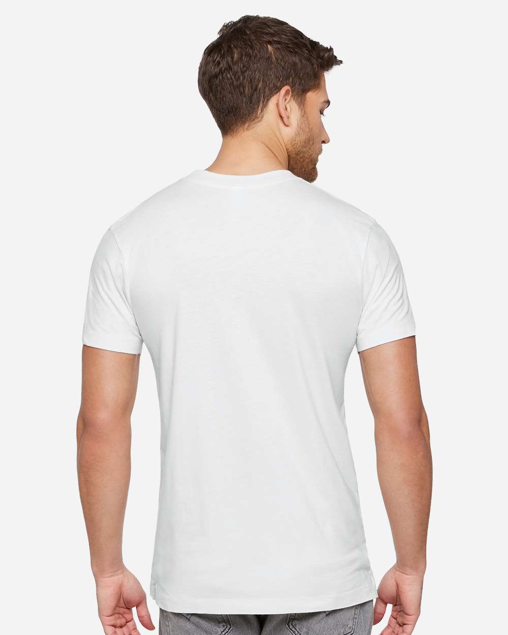 Lat 6904 Bamboo Tee - White