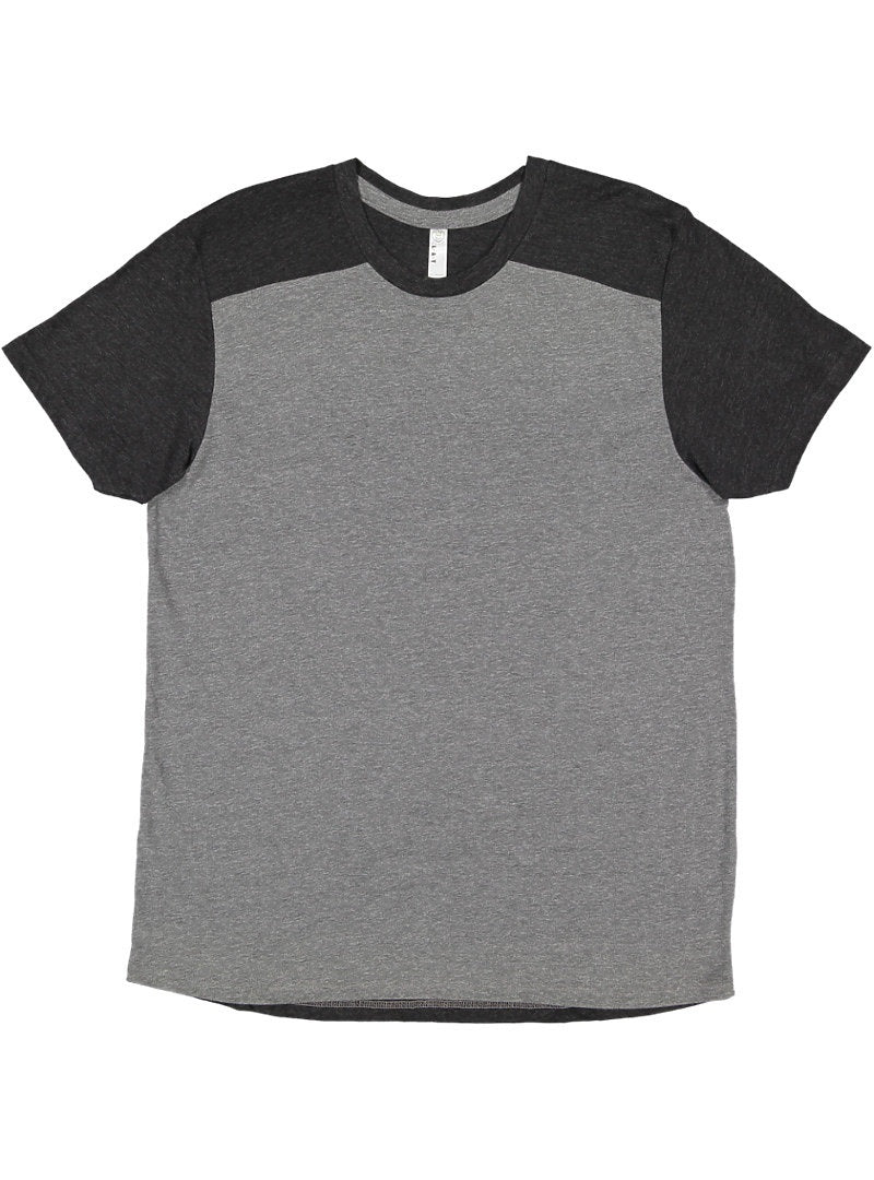 Lat 6911l Forward Shoulder Fine Jersey Tee - 6911 - Granite Heather Vintage Smoke