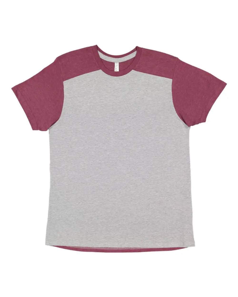 Lat 6911l Forward Shoulder Fine Jersey Tee - 6911 - Heather Vintage Burgundy - Heather/ / Adult s