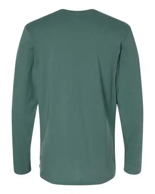 Lat 6918 Fine Jersey Long Sleeve Tee - Basil