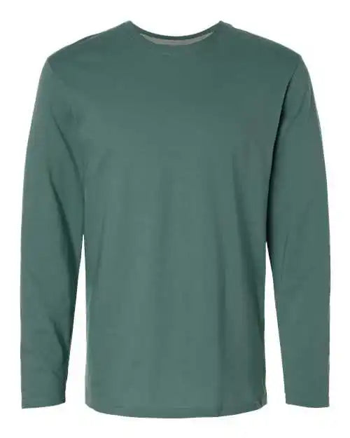 Lat 6918 Fine Jersey Long Sleeve Tee - Basil
