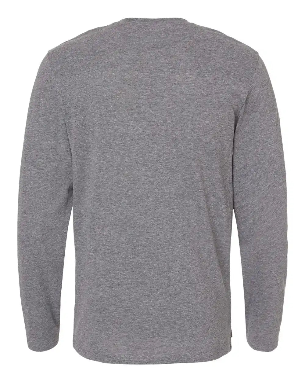 Lat 6918 Fine Jersey Long Sleeve Tee - Granite Heather - s