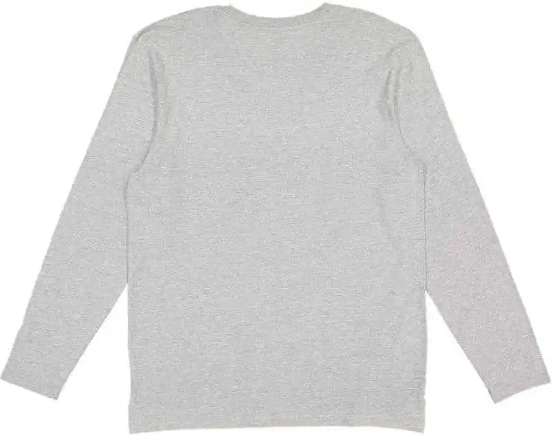 Lat 6918 Fine Jersey Long Sleeve Tee Heather