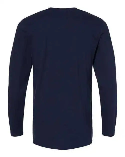 Lat 6918 Fine Jersey Long Sleeve Tee - Navy