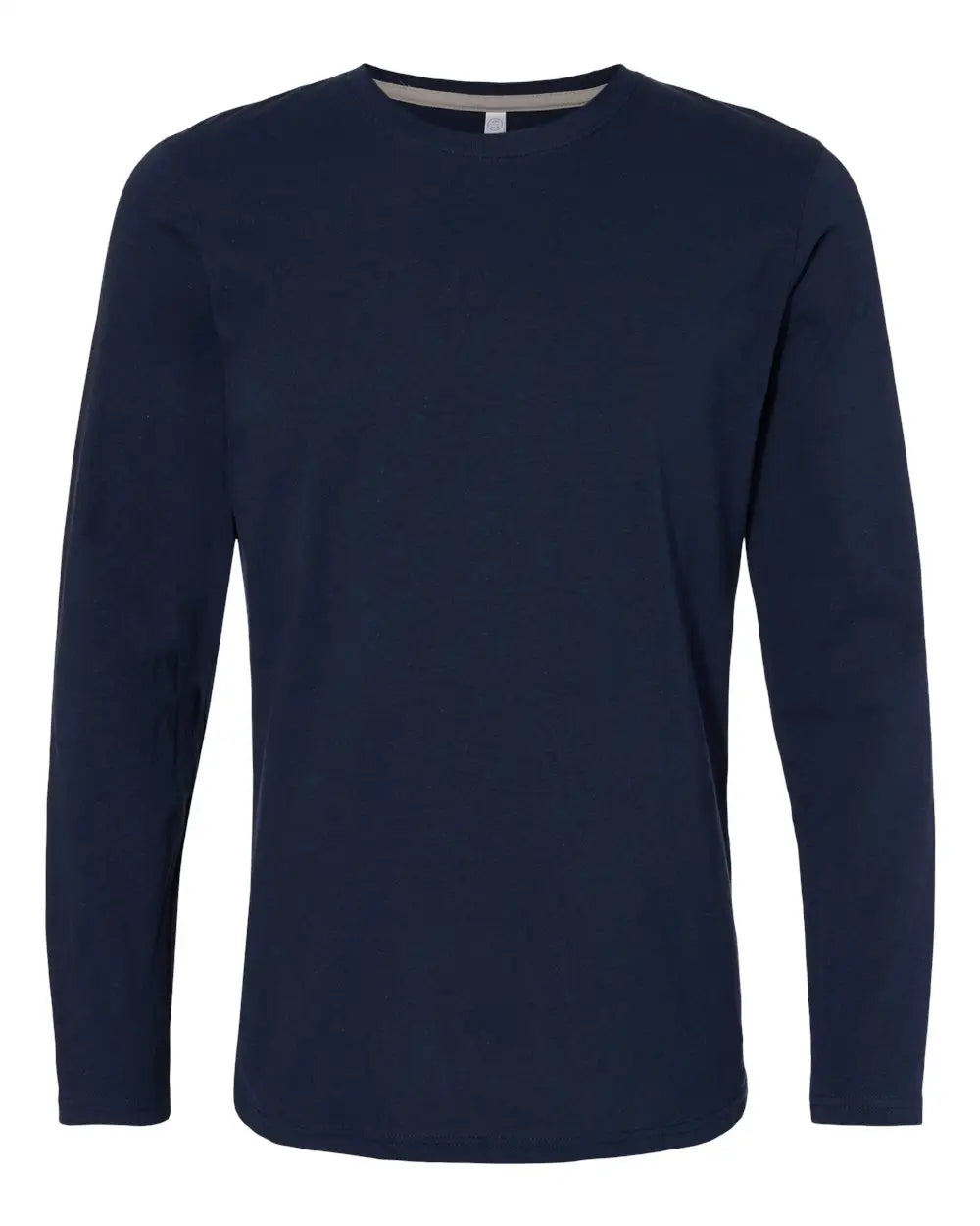 Lat 6918 Fine Jersey Long Sleeve Tee - Navy - s