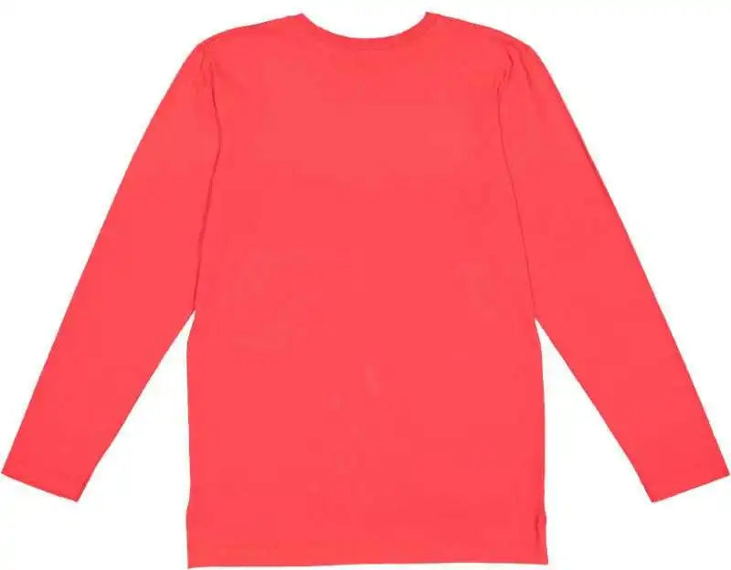 Lat 6918 Fine Jersey Long Sleeve Tee Red