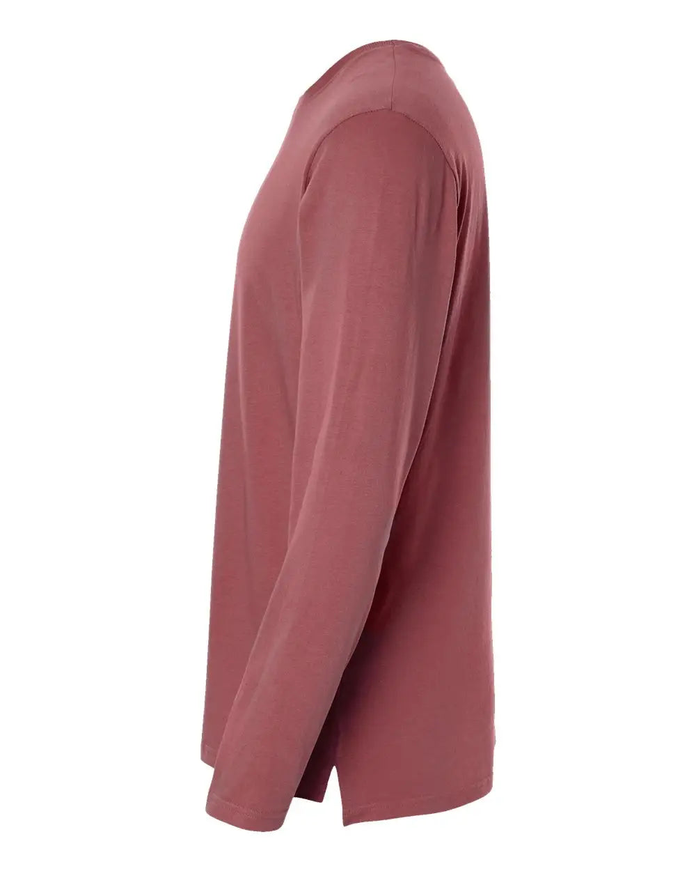 Lat 6918 Fine Jersey Long Sleeve Tee - Rouge