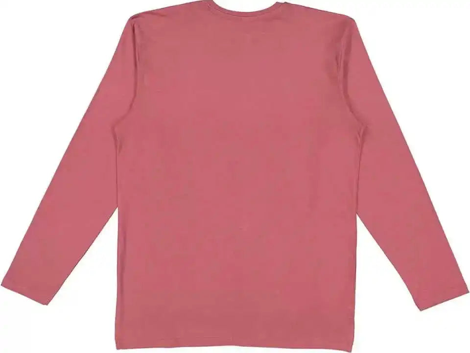 Lat 6918 Fine Jersey Long Sleeve Tee - Rouge