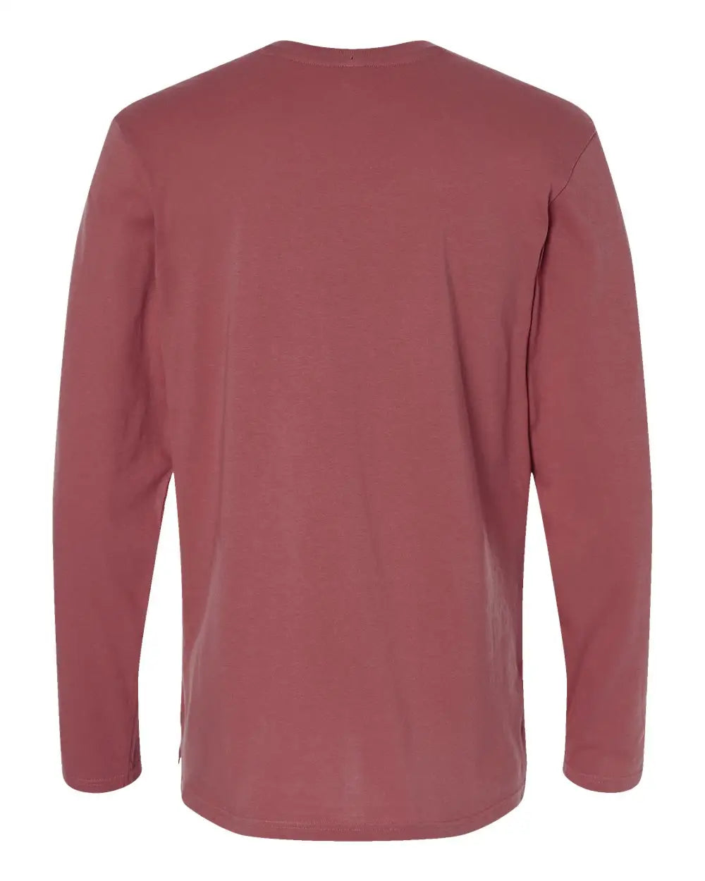 Lat 6918 Fine Jersey Long Sleeve Tee - Rouge
