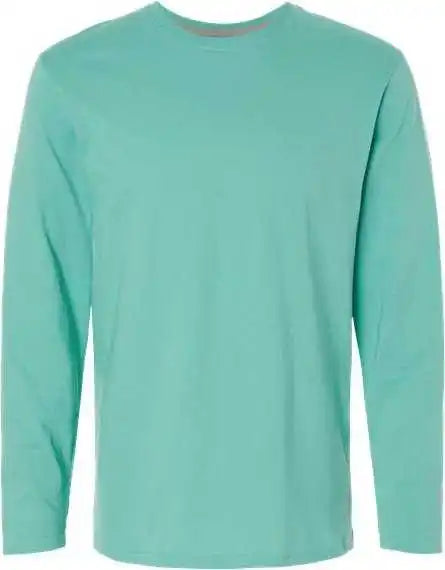 Lat 6918 Fine Jersey Long Sleeve Tee - Saltwater