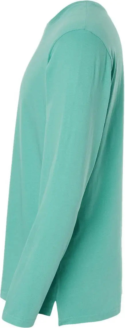 Lat 6918 Fine Jersey Long Sleeve Tee - Saltwater
