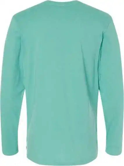 Lat 6918 Fine Jersey Long Sleeve Tee - Saltwater