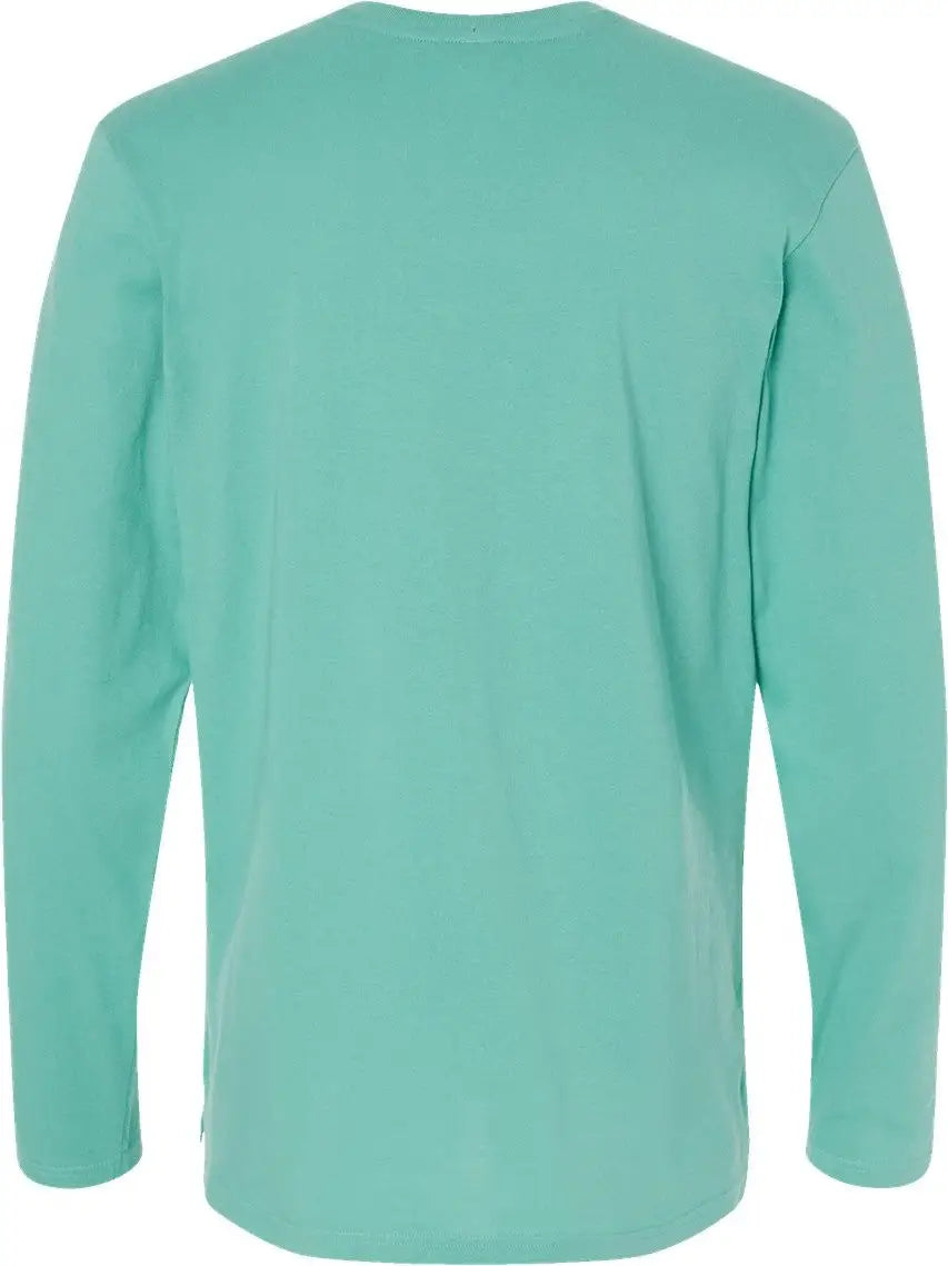 Lat 6918 Fine Jersey Long Sleeve Tee - Saltwater