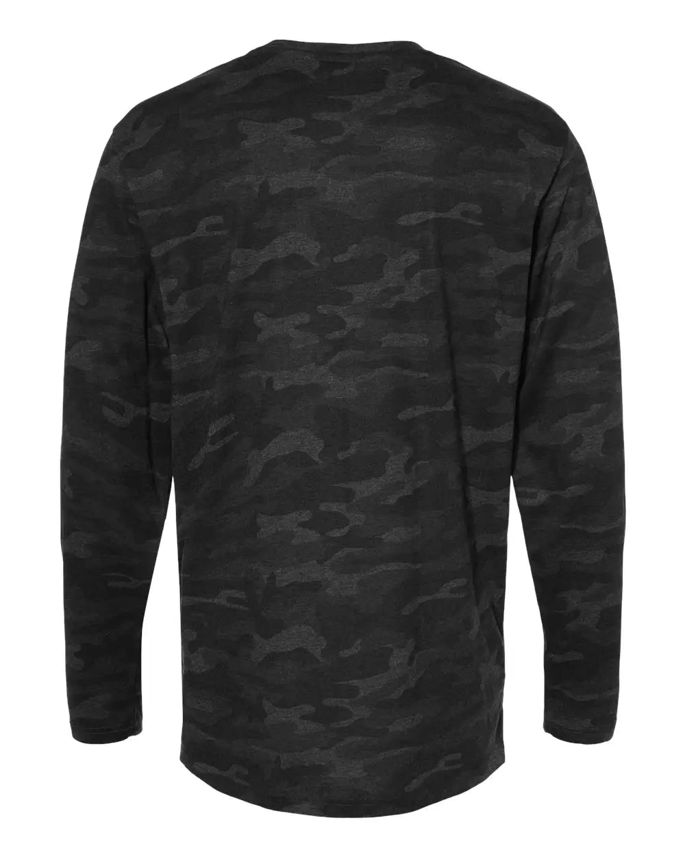 Lat 6918 Fine Jersey Long Sleeve Tee - Storm Camo